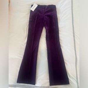 Frame Purple Velvet Pants